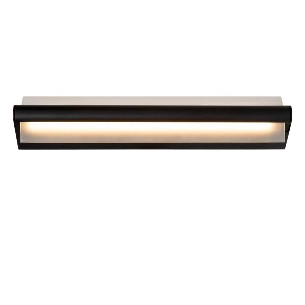 Lucide WANDA - Wall light Bathroom - LED - 1x15W 3000K - IP44 - Black - detail 3